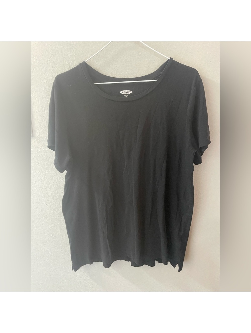 Women’s XL Old Navy Slim Fit Black T-Shirt Tote3